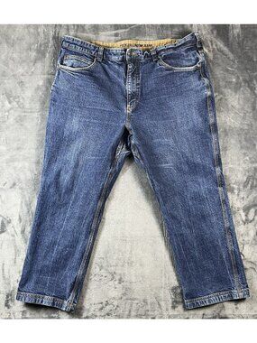 Duluth Trading Co Flex BallRoom Mens Jeans Blue 42x28 Relaxed Fit Cowboy Tough